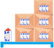 箱詰め作業のスライド用アイコン